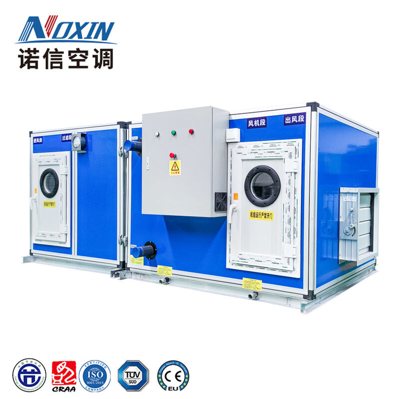 Chilled Water Type Ceiling Mounted Air Handling Unit AHU 3000CMH-20000CMH For HVAC System