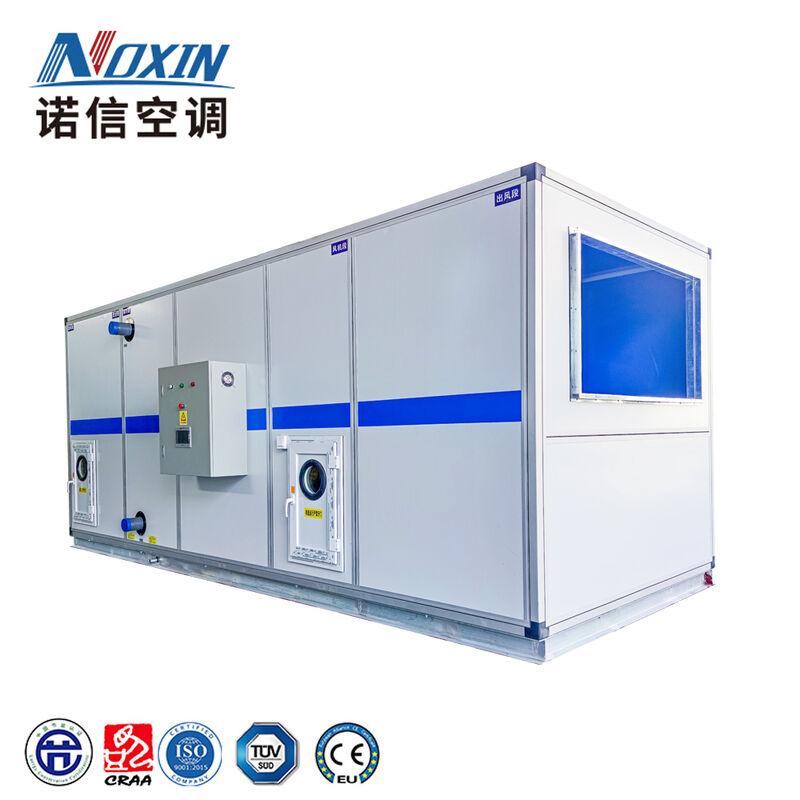 Chilled Water Type Ceiling Mounted Air Handling Unit AHU 3000CMH-20000CMH For HVAC System