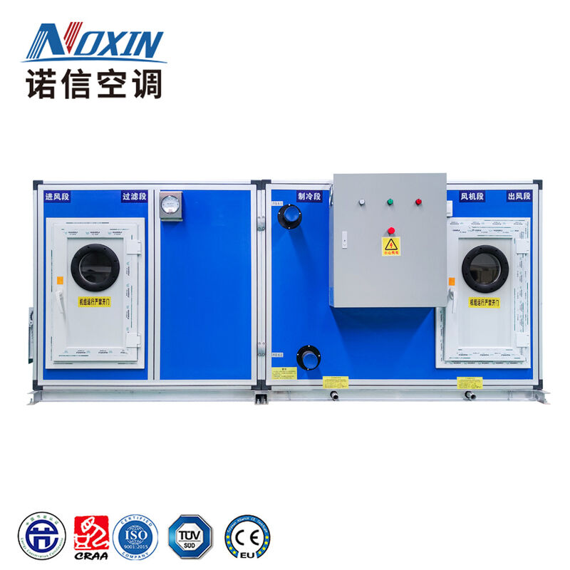 Chilled Water Type Ceiling Mounted Air Handling Unit AHU 3000CMH-20000CMH For HVAC System
