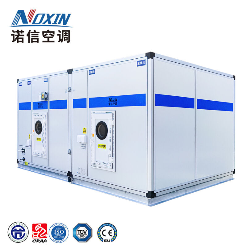 Chilled Water Type Ceiling Mounted Air Handling Unit AHU 3000CMH-20000CMH For HVAC System