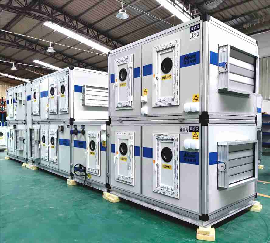 Clean Type Fresh Air Handling Unit , DX Type AHU Air Conditioner For Laboratory