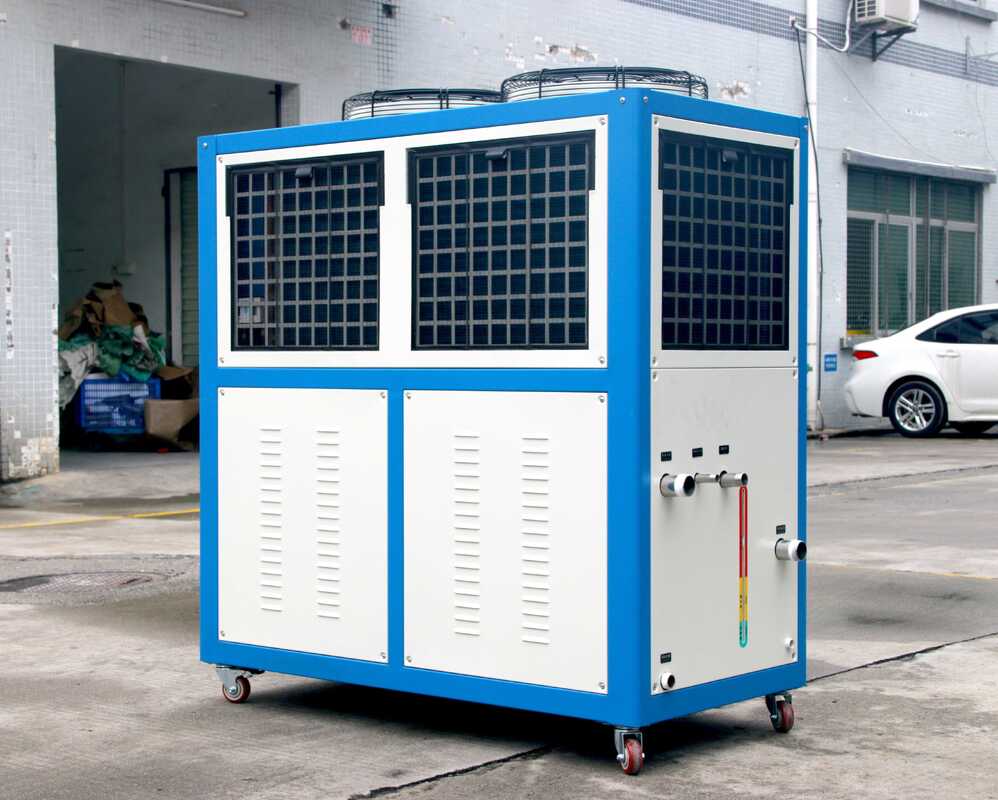 10HP Small Portable Air Cooled Water Chiller Industrial For Injection Blower Machine