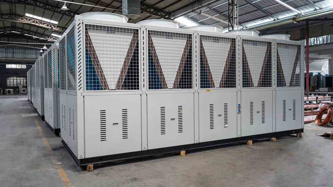 100Ton 150Ton 200Ton Screw Type Air Cooling Water Chiller For HVAC System