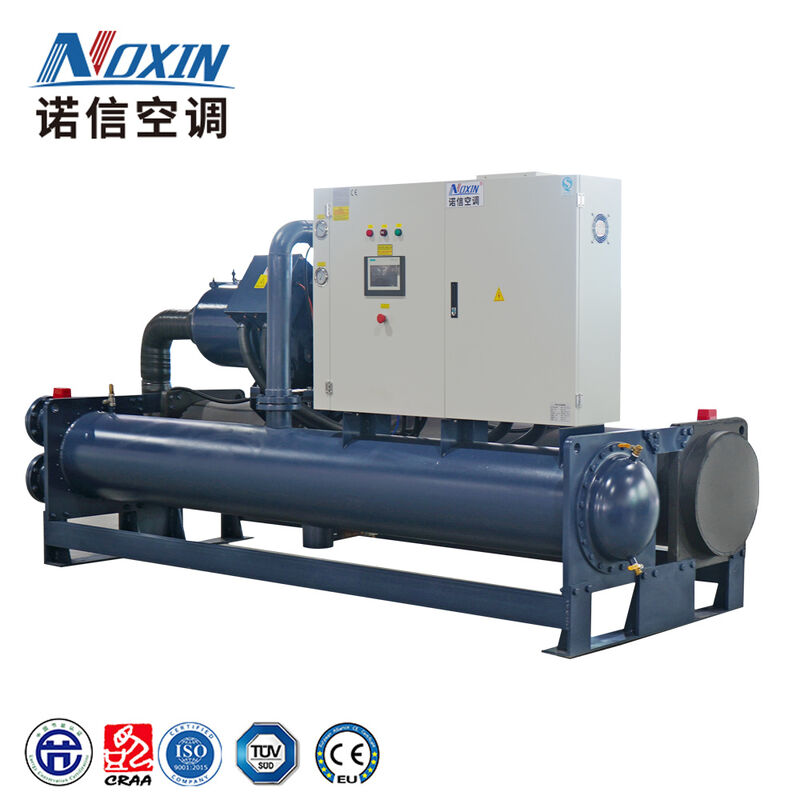 Energy Saving VFD Type Screw Water Cooled Chiller For Central Air Conditioner System