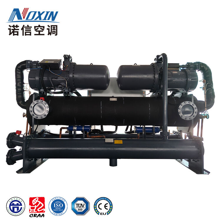 Energy Saving VFD Type Screw Water Cooled Chiller For Central Air Conditioner System