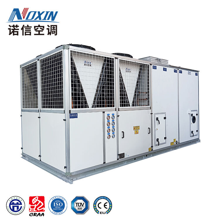Easy Install Rooftop Air Conditioner Unit 460V 3PH 60HZ Unit R410A 30000CMH Air Supply