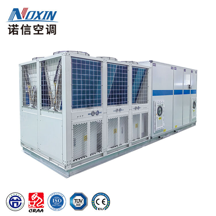 Easy Install Rooftop Air Conditioner Unit 460V 3PH 60HZ Unit R410A 30000CMH Air Supply