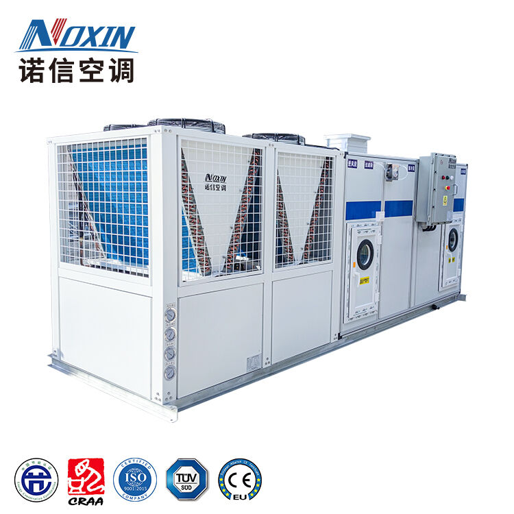 Easy Install Rooftop Air Conditioner Unit 460V 3PH 60HZ Unit R410A 30000CMH Air Supply