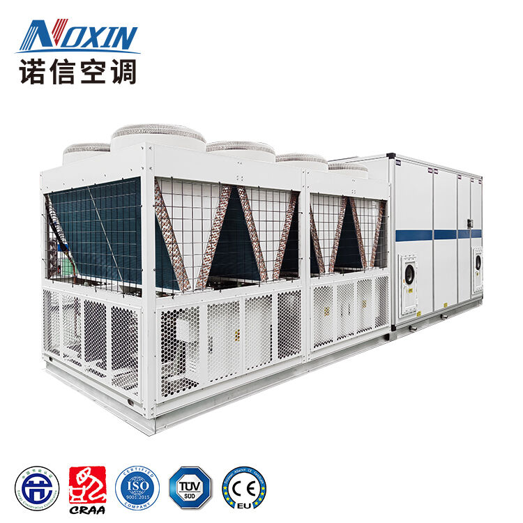 Easy Install Rooftop Air Conditioner Unit 460V 3PH 60HZ Unit R410A 30000CMH Air Supply