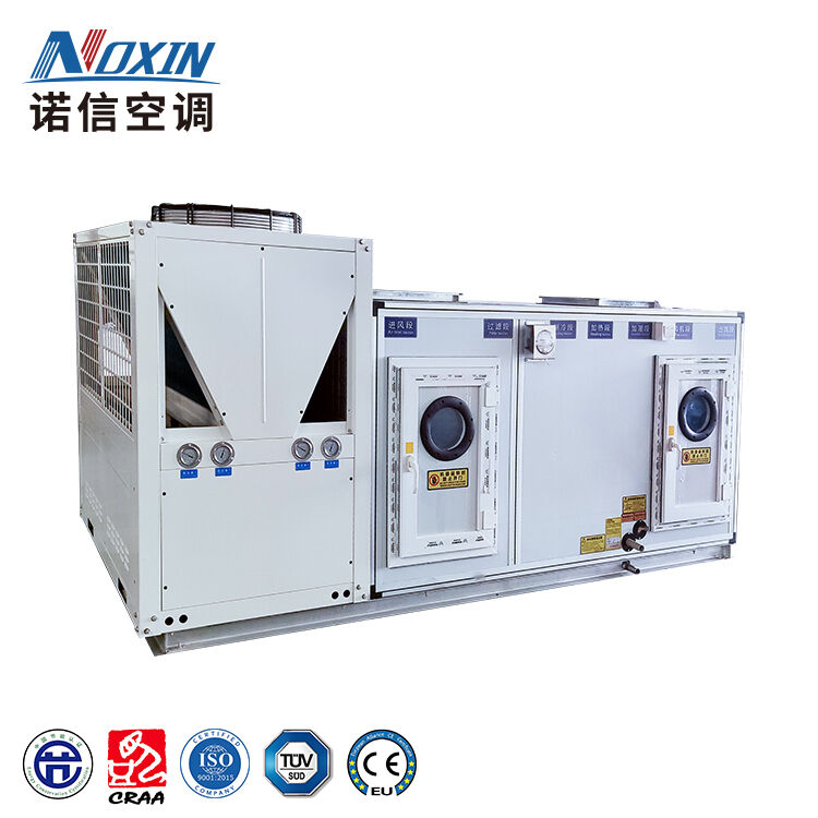 Easy Install Rooftop Air Conditioner Unit 460V 3PH 60HZ Unit R410A 30000CMH Air Supply
