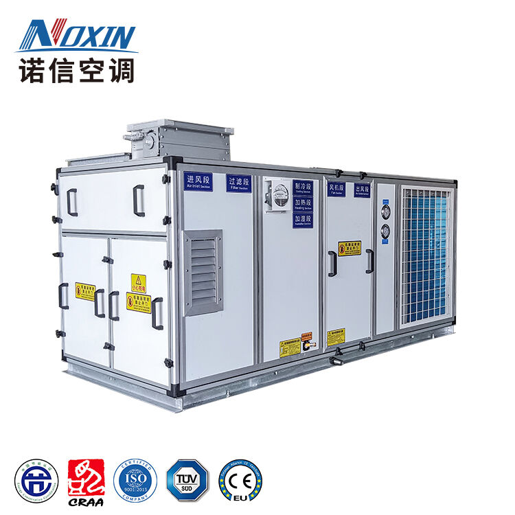 Easy Install Rooftop Air Conditioner Unit 460V 3PH 60HZ Unit R410A 30000CMH Air Supply
