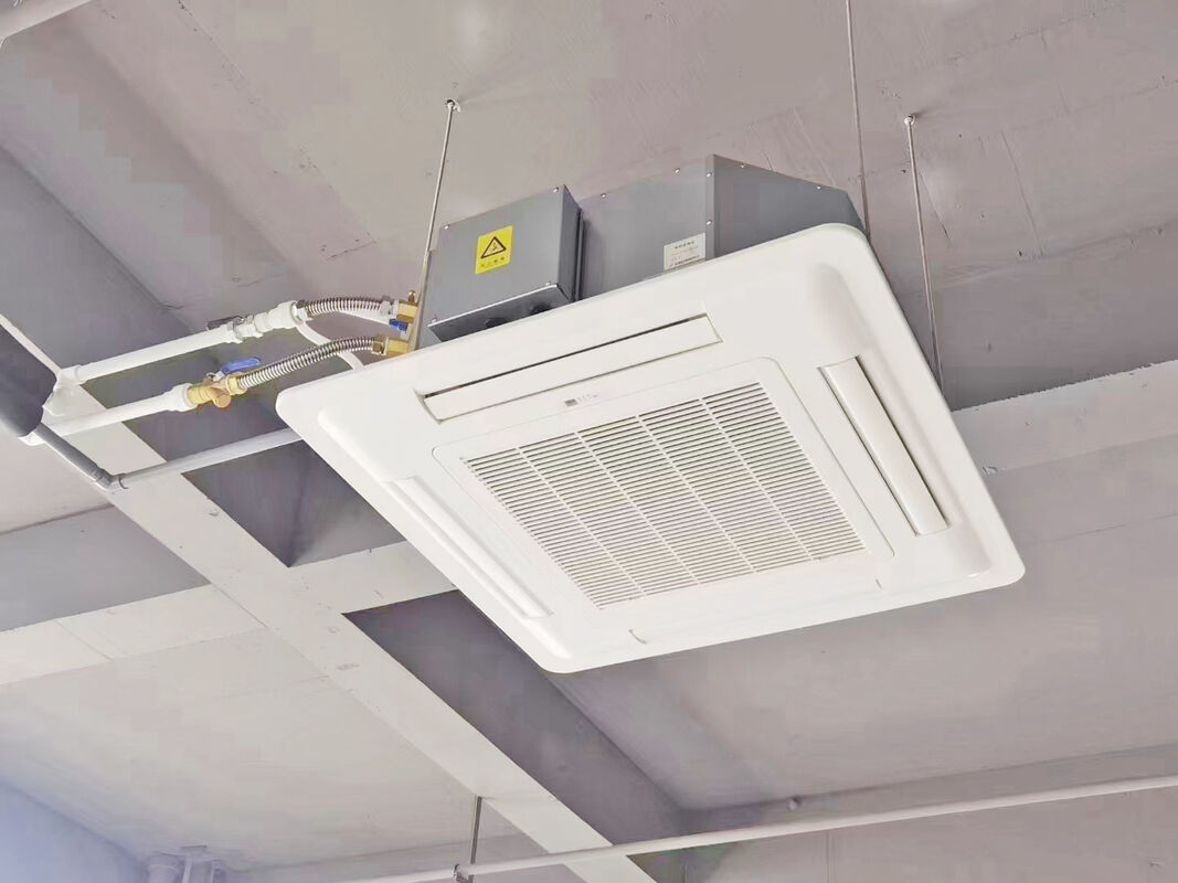 4 Way Cassette Fan Coil Unit Ceiling Mounted For Home / Office / School / Hotel