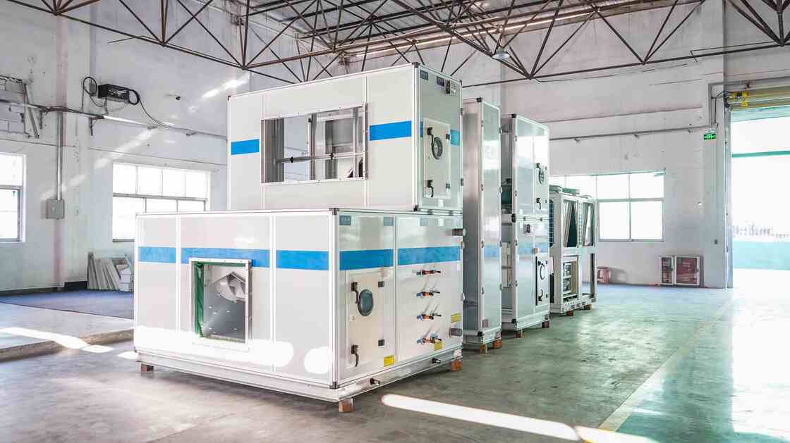Rotary Dehumidification AHU Air Handling Unit Air Conditioner For Lithium Battery Workshop