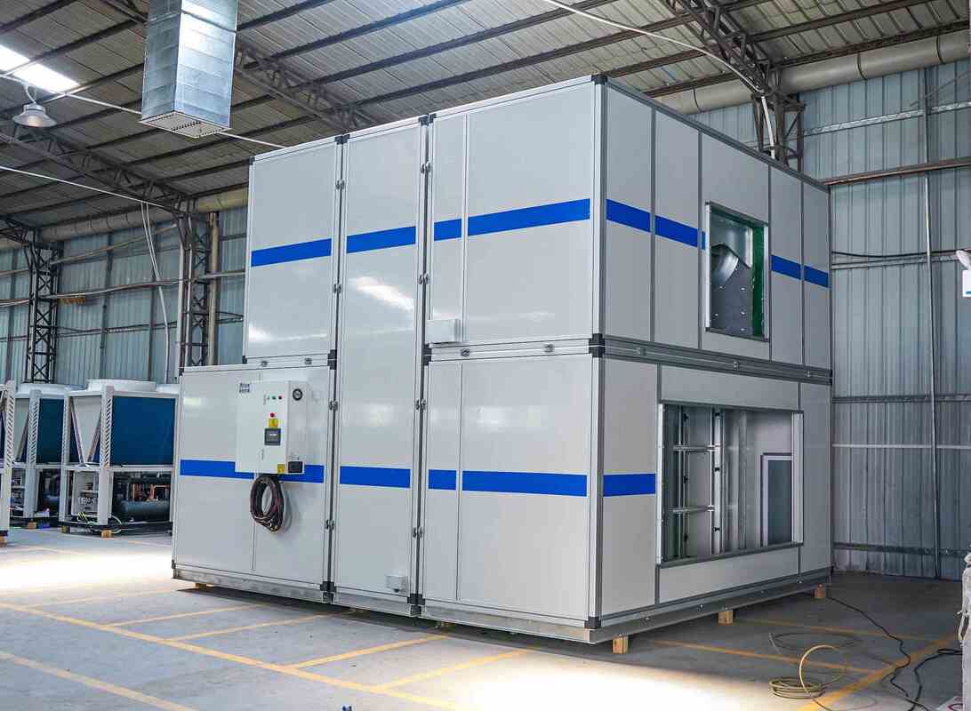 Rotary Desiccant Wheel Dehumidification Air Handling Unit AHU For Lithium Battery Production
